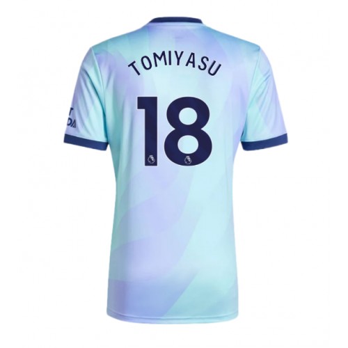 Dres Arsenal Takehiro Tomiyasu #18 Rezervni 2024-25 Kratak Rukav